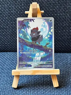 Pokemon Zorua 142/086 Illustration Rare SV: White Flare Full Art NM+ - Image 1