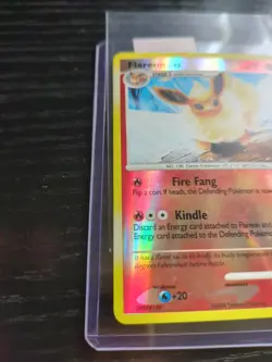Pokemon TCG Flareon 19/100 Reverse Holo Rare Majestic Dawn LP/NM - Image 3