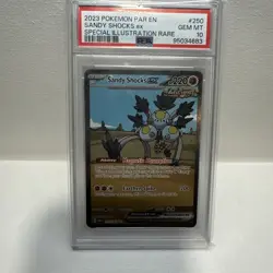 2023 Pokemon PAR EN Sandy Shocks Ex Special Illustration Rare PSA 10 - Image 1