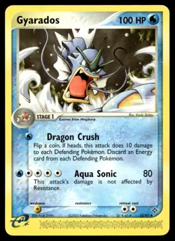 EX-NM Dragon Gyarados Uncommon 32/97 2003 Pokemon TCG - Image 1