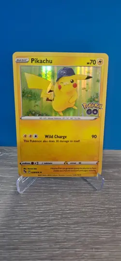 POKEMON GO PIKACHU 0/078 HOLO RARE28 - Image 1