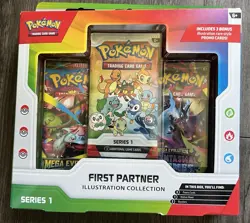 Exclusive Pokemon First Partner Illustration Collection Series 1 Factory Sealed - Image 1