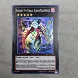 Yugioh Number C104: Umbral Horror Masquerade JOTL-EN056 Super Rare - Image 2