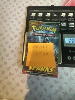22.38g! HEAVY - Pokemon TCG Surging Sparks Booster Pack Sealed- Possible GODU - Image 3
