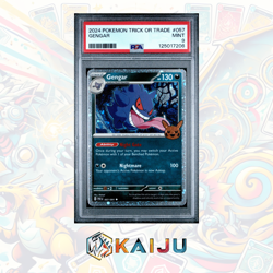 2024 Pokemon TCG Trick or Trade #057 Gengar Holo PSA 9 - Image 1