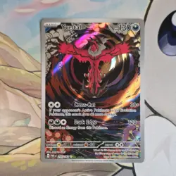 Pokemon Yveltal Illustration Rare Holo 205/182 SV04: Paradox Rift - Image 1