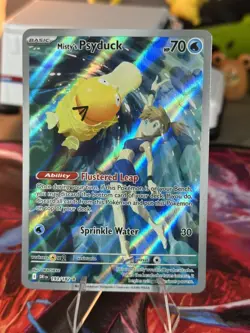 Pokemon TCG: Destined Rivals: Misty's Psyduck (193/182) Illustration Rare - Image 3