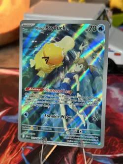 Pokemon TCG: Destined Rivals: Misty's Psyduck (193/182) Illustration Rare - Image 4