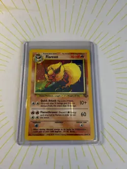 Pokemon Flareon Jungle Holo Rare 3/64 Wizards of the Coast LP ✨🔥 - Image 4