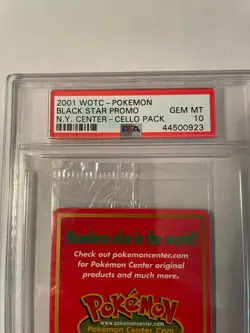 2001 Pokemon Center NY Black Star Promo 40 PSA 10 (Sealed) Pop 3 - Image 2
