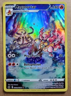 Pokemon Crown Zenith: Galarian Gallery #GG03/GG70 Ultra Rare Magmortar Holo - Image 1