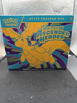 Pokemon Mega Evolution Ascended Heroes Elite Trainer Box ETB Factory Sealed NIB - Image 1