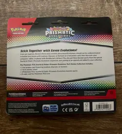 Pokemon Prismatic Evolution Tech Sticker Collection 3 Pack (Glaceon) New Sealed - Image 2