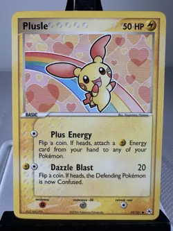 Pokemon TCG Plusle 69/101 EX Hidden Legends Regular Common English 2004 LP - Image 1