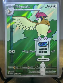 Pokemon TCG: Pidgeotto #208/197 SV Obsidian Flames Illustration Rare Holo - Image 1