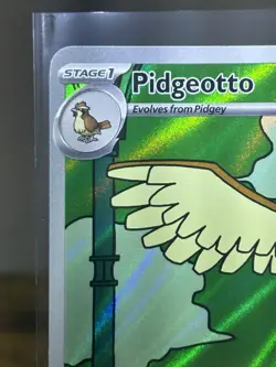 Pokemon TCG: Pidgeotto #208/197 SV Obsidian Flames Illustration Rare Holo - Image 2