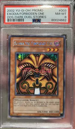 2002 Yu-Gi-Oh Exodia The Forbidden One DDS-003 Promo Card - Image 1