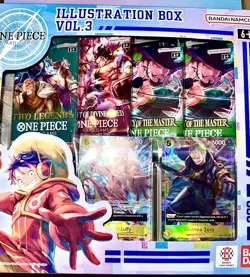 Bandai One Piece Trading Card Game: Illustration Box BUNDLE (Vol. 3 + 4) NEW 🔱 - Image 3