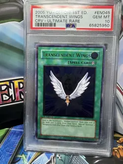 PSA 10 yu-gi-oh! CRV-EN045 Transcendent Wings Ultimate Rare 1st Edition - Image 2