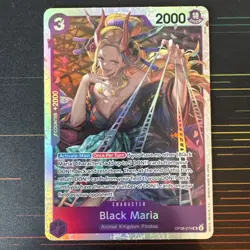 Black Maria OP08-074 SR Two Legends One Piece Card - Image 1