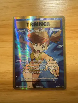 Pokemon TCG XY Evolutions Misty's Determination Full Art Trainer Card 108/108 - Image 1