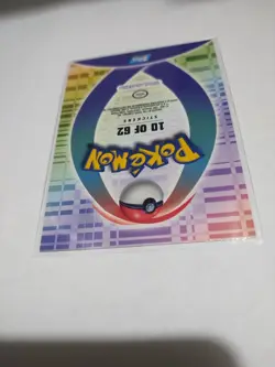 Topps Pokemon Johto Series 1 Sentret #161 sticker chase card 10 of 62 Glossy - Image 4