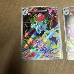 Pokemon Ivysaur 134/132 Mega Evolution Illustration Rare Lot Of 2 - Image 2