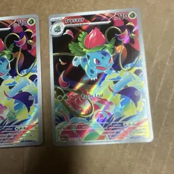 Pokemon Ivysaur 134/132 Mega Evolution Illustration Rare Lot Of 2 - Image 3