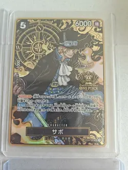 IN STOCK Japanese One Piece Card Sabo OP04-083 SR - 2nd Anniversary Set - Image 1