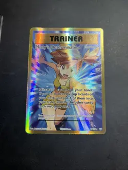 Misty's Determination 108/108 FullArt XY Evolutions Pokemon EN Gold TOP NM Minty - Image 2