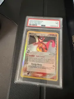 2005 Pokemon Delta Species Mewtwo Holo Foil 12/113 PSA 7 - Image 1