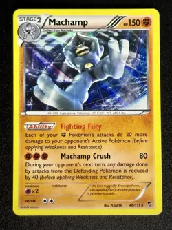 Machamp 46/111 Holo XY: Furious Fists Pokemon Card TCG - Image 1