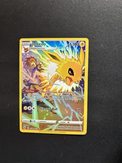 Pokemon Jolteon TG04/TG30 Ultra Rare Full Art Holo Swsh09 Trainer Gallery 100 HP - Image 2