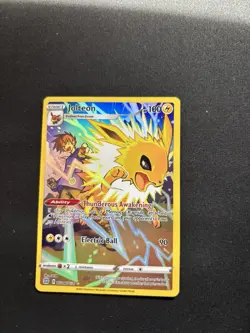 Pokemon Jolteon TG04/TG30 Ultra Rare Full Art Holo Swsh09 Trainer Gallery 100 HP - Image 3