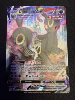 Pokemon Umbreon VMAX TCG TG23/TG30 SWSH Brilliant Stars Full Art Trainer Gallery - Image 1