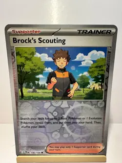 Brock's Scouting 146/159 Uncommon Journey Together Pokemon Reverse Holo NM - Image 1