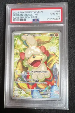 Hisuian Growlithe 181/167 Sv06: Twilight Masquerade Holo - Image 1