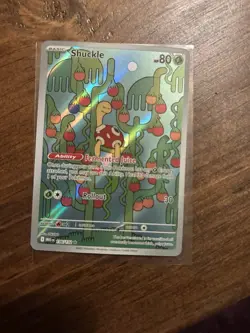 Pokemon Shuckle 136/132 Holo 80 HP Rollout 30 - Image 1