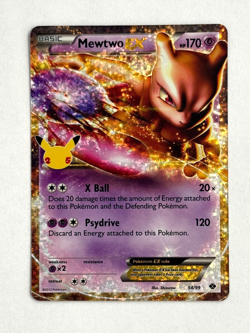 Pokemon TCG Mewtwo EX 54/99 Ultra Rare Celebrations Classic Collection - Image 1