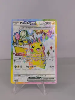 Pikachu ex 219/191 Pokemon sv:08 Surging Sparks 2024 Near Mint - Image 1