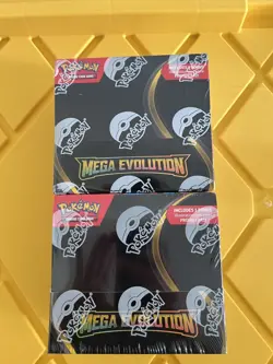 Lot of (2) Pokemon TCG Mega Evolution Base Set Enhanced Booster Boxes SEALED - Image 1