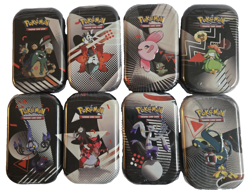 POKEMON BLACK BOLT WHITE FLARE UNOVA 8 MINI TINS COMPLETE SET SEALED NEW - Image 5