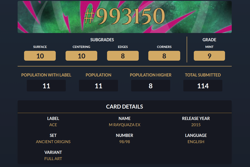 Pokemon TCG M Rayquaza EX 98/98 Ancient Origins 2015 Full Art Graded Ace 9 Mint - Image 3