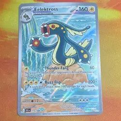 Pokemon Eelektross Illustration Rare Holo Sv: Black Bolt 115/086 English HP 160 - Image 1