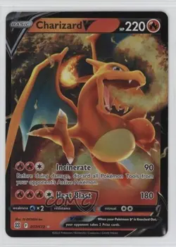 Charizard V Holo Pokemon Sword & Shield Brilliant Stars #017 - Image 1