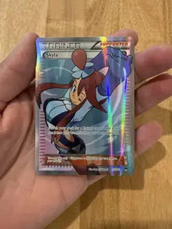 Skyla 122/122 - XY Breakpoint - Full Art - Pokemon - MISPRINT MISSING TEXTURE - Image 1