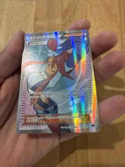 Skyla 122/122 - XY Breakpoint - Full Art - Pokemon - MISPRINT MISSING TEXTURE - Image 4