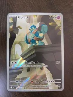 GOLETT 122/086 ILLUSTRATION RARE BLACK BOLT POKEMON NM - Image 1