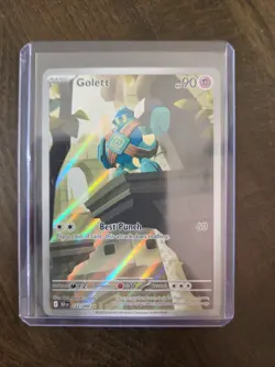 GOLETT 122/086 ILLUSTRATION RARE BLACK BOLT POKEMON NM - Image 3