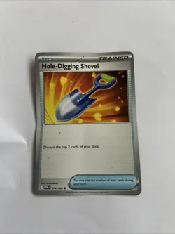 HOLE-DIGGING SHOVEL 074/088 POKEMON PERFECT ORDER ME03 REVERSE HOLO - Image 1